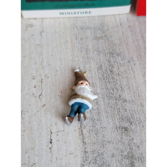 Hallmark miniature elf Woods Bell variety ornament Xmas set - Picture 2 of 5